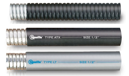 pvc coated liquid tight flexible metal conduit