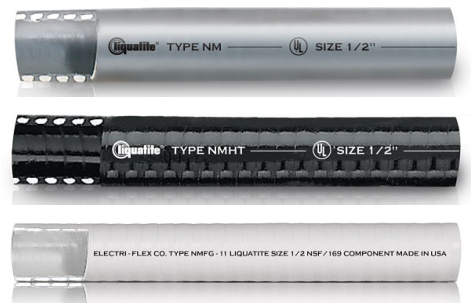 non metallic liquid tight type b pvc flexible conduit