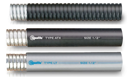 pvc coated liquid tight flexible metal conduit