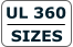 UL 360  SIZES